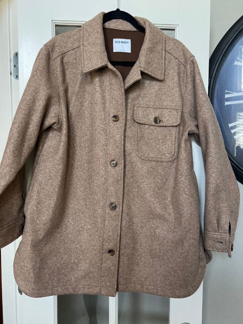 Old Navy Wool Feel Coat Large